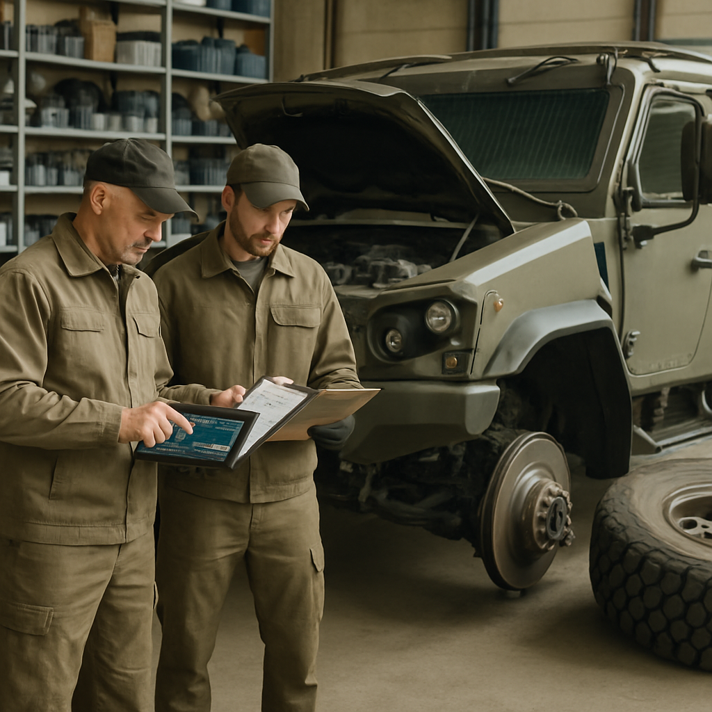 Fahrzeugtechnik Beratung Militär von armeefahrzeuge.net